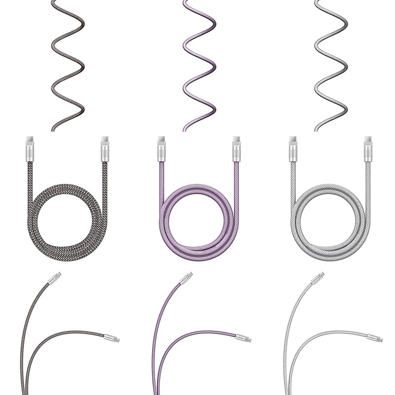 Кабель Thunderbolt 4 длиной 1 м, мощностью 240 Вт, быстрая зарядка, совместимость с 8K, скорость передачи данных 40 Гбит/с, Type-C и Type-C, USB-C, совместимость с MacBook/iPad/Air/iphone15 и т. д.