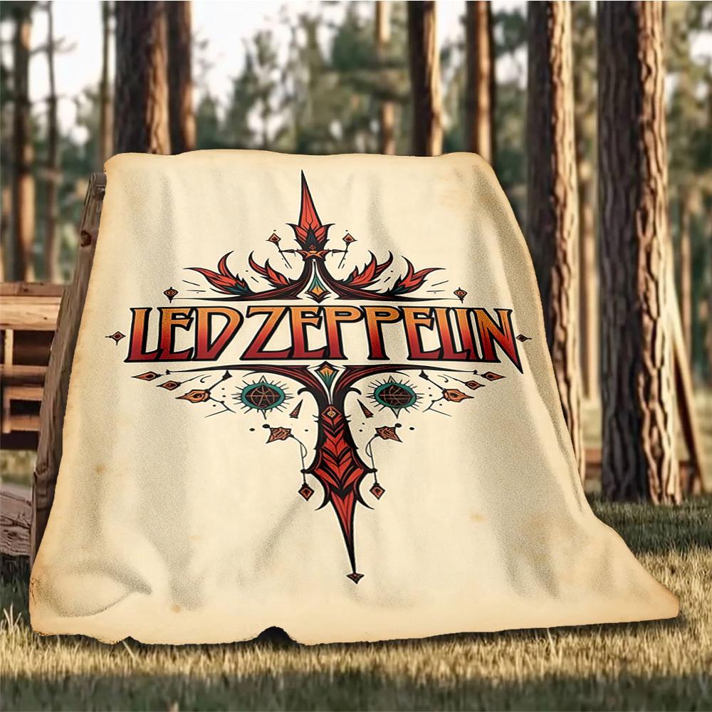 1 шт. Фланелевое одеяло Led Zeppelin для улицы, подарок для мальчиков, девочек, взрослых, семьи, друзей
