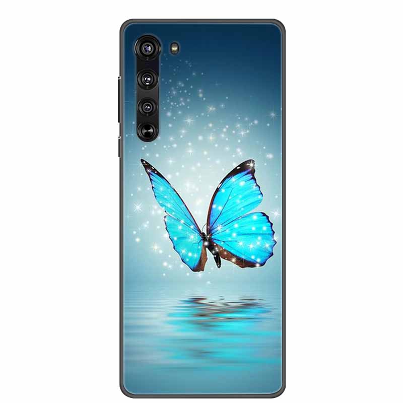 Чехол для Motorola Edge 2020 Животные Силиконовый Мягкий ТПУ Чехол для Телефона Для Moto Edge 5G Funda XT2063-2 Ударопрочный Волк Новый Capa