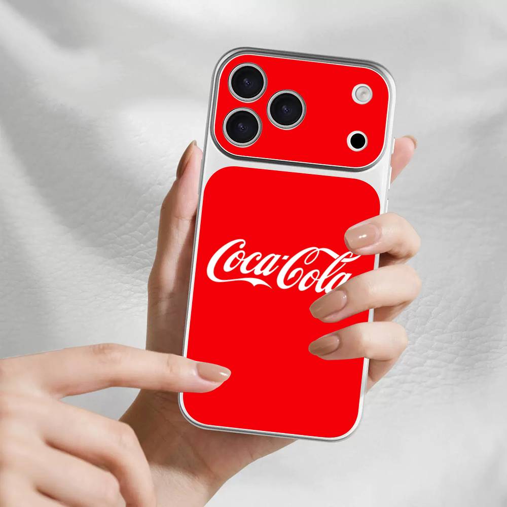 Логотип C-COCA C-COLAS Для iPhone 17 Pro 17 Pro Max Задняя наклейка-скин Защитная декаль Обёртка