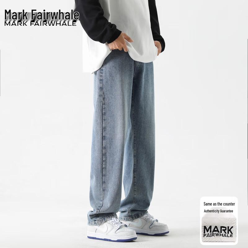 Мужские джинсы прямого кроя в американском стиле Mark Fairwhale