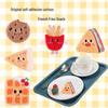 Original Doku French Fries & Biscuit Chenille Embroidery Patch - DIY Self-Adhesive Cloth Label & Accessory