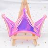 15CM Glitter PU Fabric Appliques Big Crown Padded Patches for Festival Party DIY Baby Hairpin Headwear Ornament Accessories