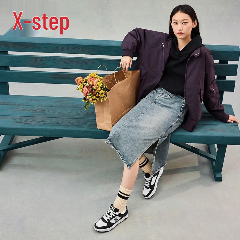 Xtep Женские повседневные кеды для скейтбординга