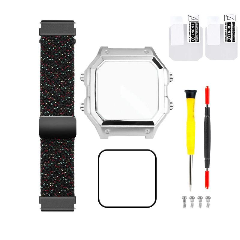 Для Casio 3299 AE-1200 AE-1200WH AE1300 Модифицированный Корпус Часов из Нержавеющей Стали 304 Корпус AE1200 Полностью Металлический Корпус Стальной Ремешок