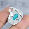 Santa Rosa Turquoise Gemstone 925 Sterling Silver Jewelry Ring Size 9.5 M-2561