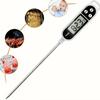 1pc Digital Food Thermometer - Kitchen Instant Read Pen Probe for Baking, Grilling, Meat, and Baby Milk Temperature Measurement