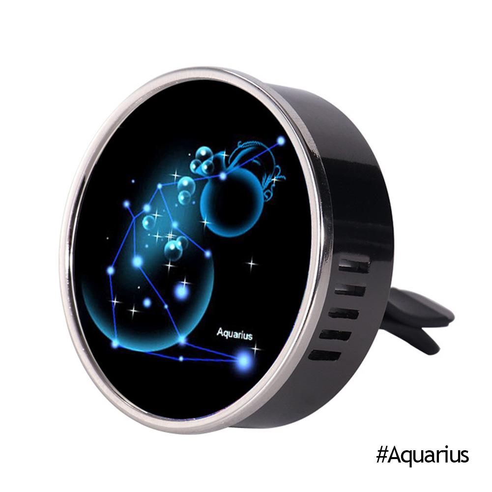 Автомобильный освежитель воздуха на выходе, 12 созвездий, тема, диффузор для духов, ароматерапевтический декор, зажимы, освежитель воздуха, подарок