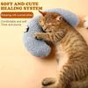 1PC Little Pillow for Cats, Ultra Soft Fluffy Pet Calming Toy Half Donut Cuddler for Joint Relief Sleeping Improve