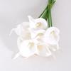 5/10Pcs Real Touch Calla Lily Artificial Flowers White Wedding Bouquet Bridal Shower Party Home Flower Decoration Fake Flower