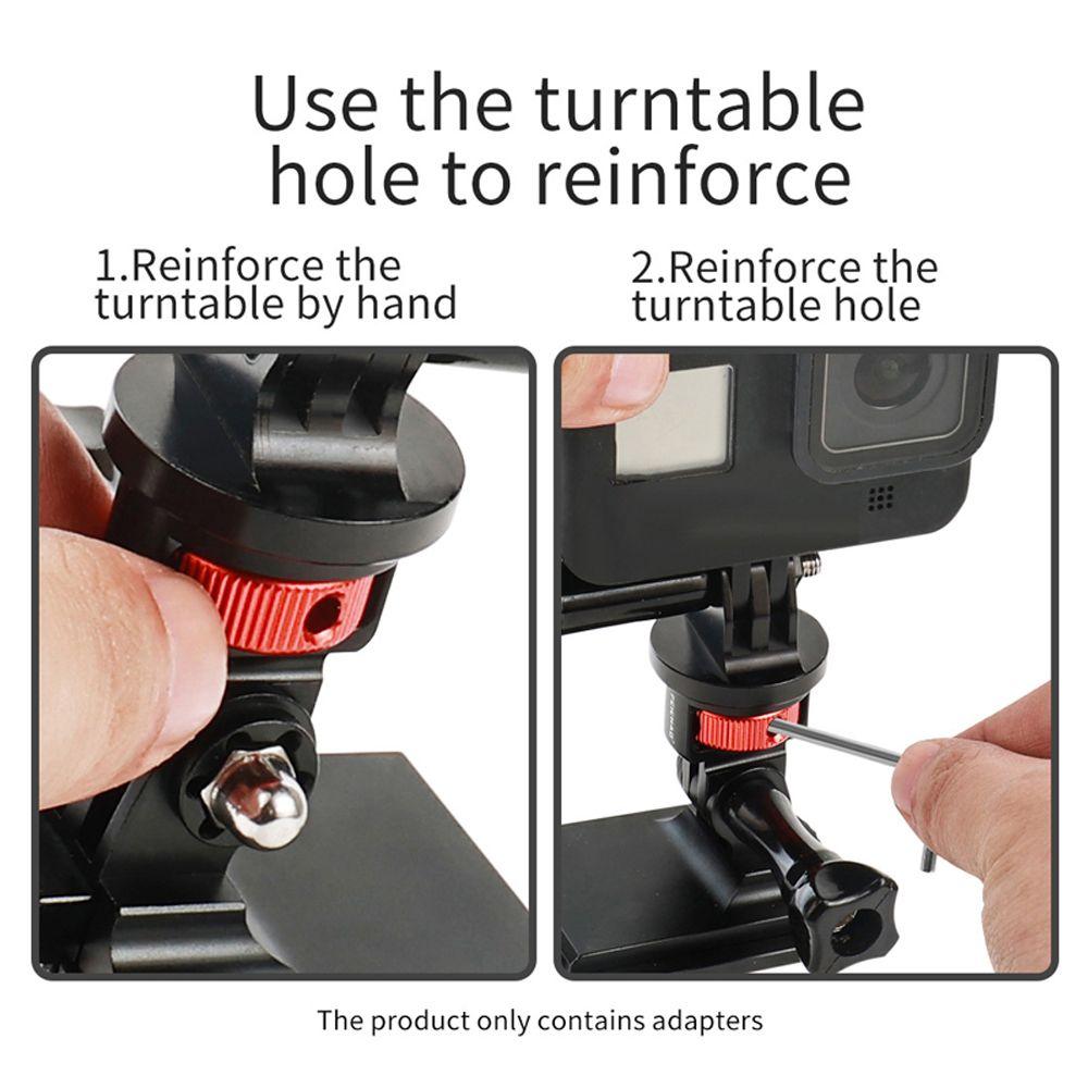 Camera Accessories 1/4 inch Screw Mount Holder Tripod Adapter Adjustable Support For Gopro 10 9 Insta360 One X2 DJI Action 2