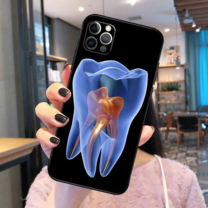Чехол для телефона с рисунком зуба стоматолога для iPhone 14 Pro Max XS X XR Чехол для iPhone 13 12 Mini 11 Pro Max 7 8 Plus