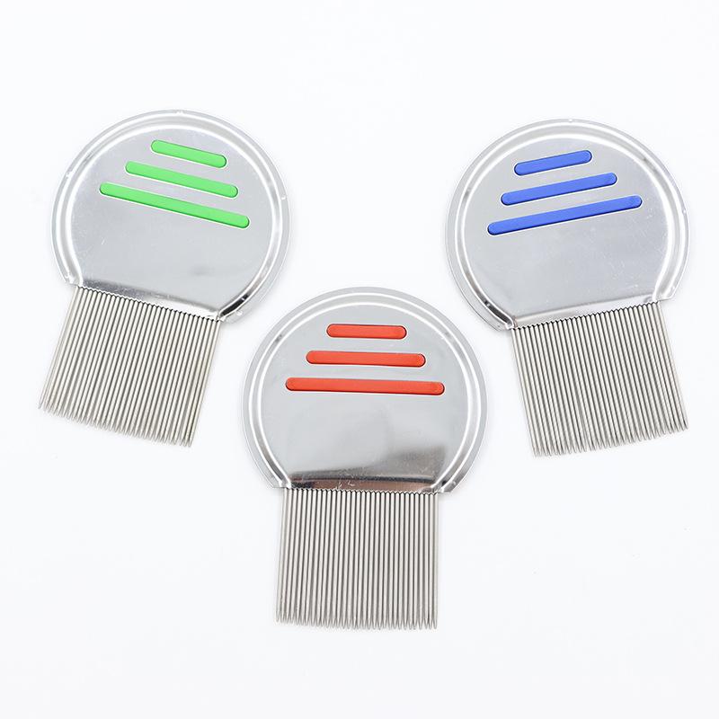 Pet Combs, Cat Combs, Three-bar Combs for Cats and Dogs, Hair Removal and Knotting Beauty Combs