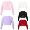 Kids Girls Long Sleeve Knit Bowknot Decor Cardigan Shrug Sweaters Party Dress Coat