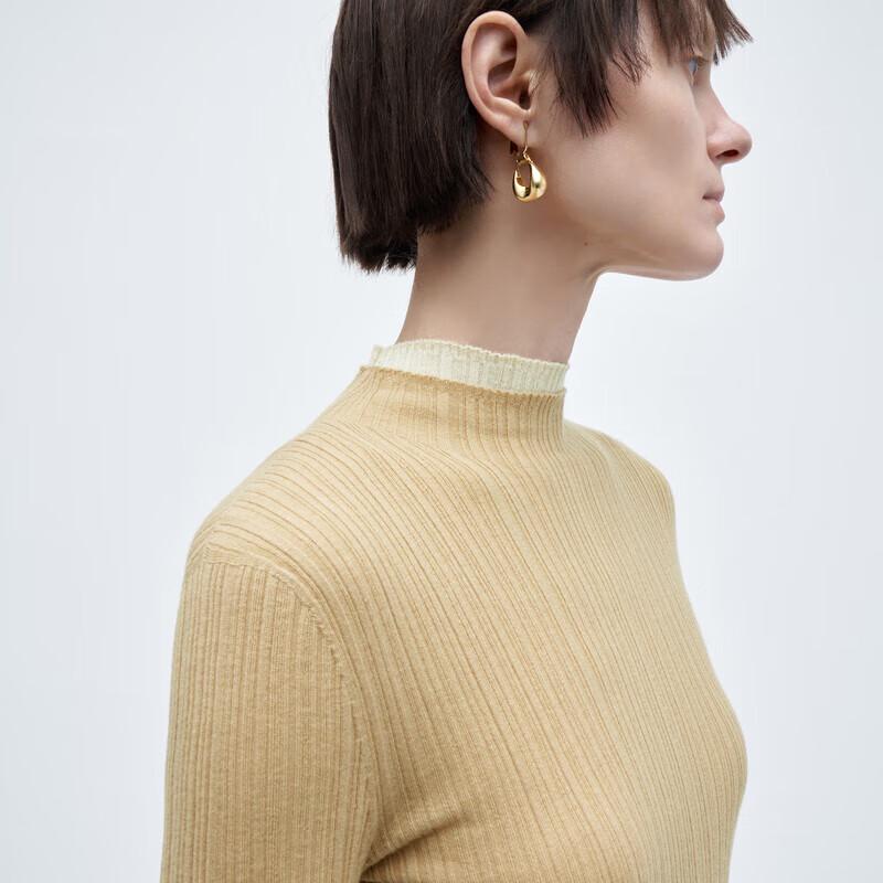 Edition Women's Ribbed Wool Cashmere Sweater (EBC4SWT032)