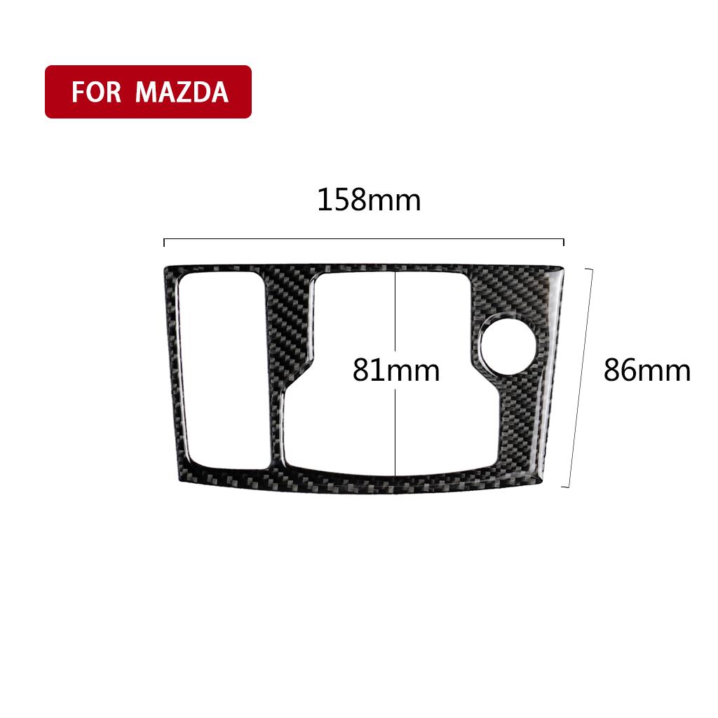 Накладка на кнопку мультимедиа на центральной консоли салона, декоративная наклейка, стиль «карбон» для Mazda Mazda 3 Axela 2017 2018 LHD