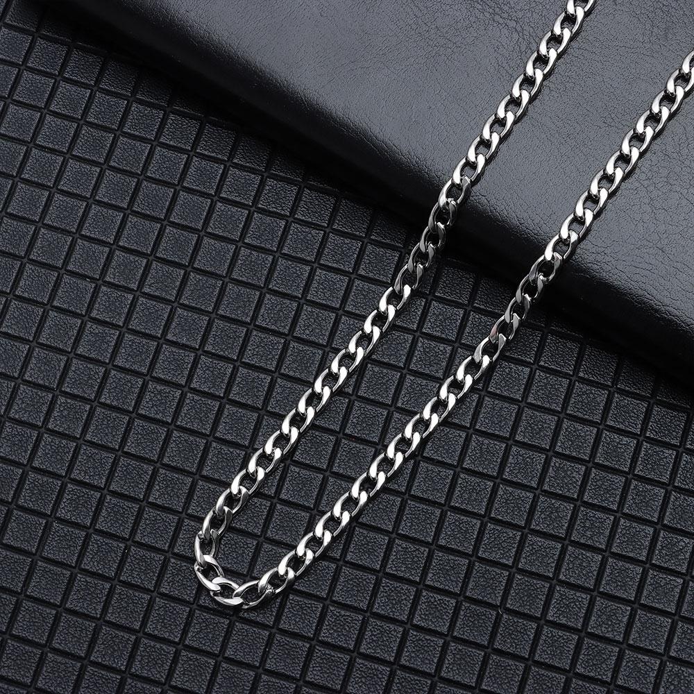 5/7/9/MM Men Punk Gothic Choker Cuban Chain Metal Collar Heavy Link Stainless Steel Necklace