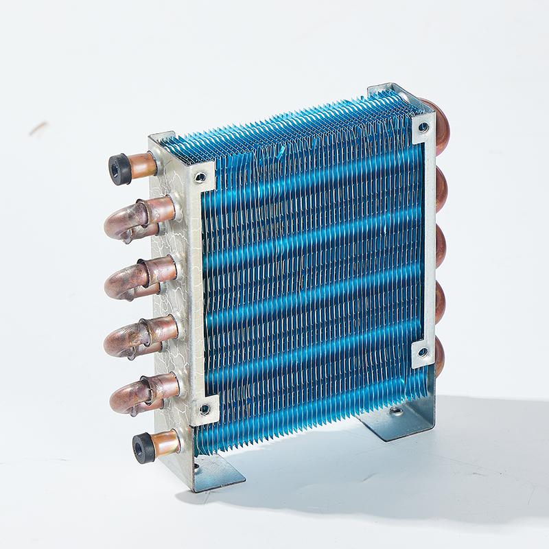 PURSWAVE CP2X5X92 Мини-конденсатор в комплекте с 1 шт. вентилятором 12В/24В/220В 92*92 мм Меднотрубный теплообменник с мелкошаговым оребрением