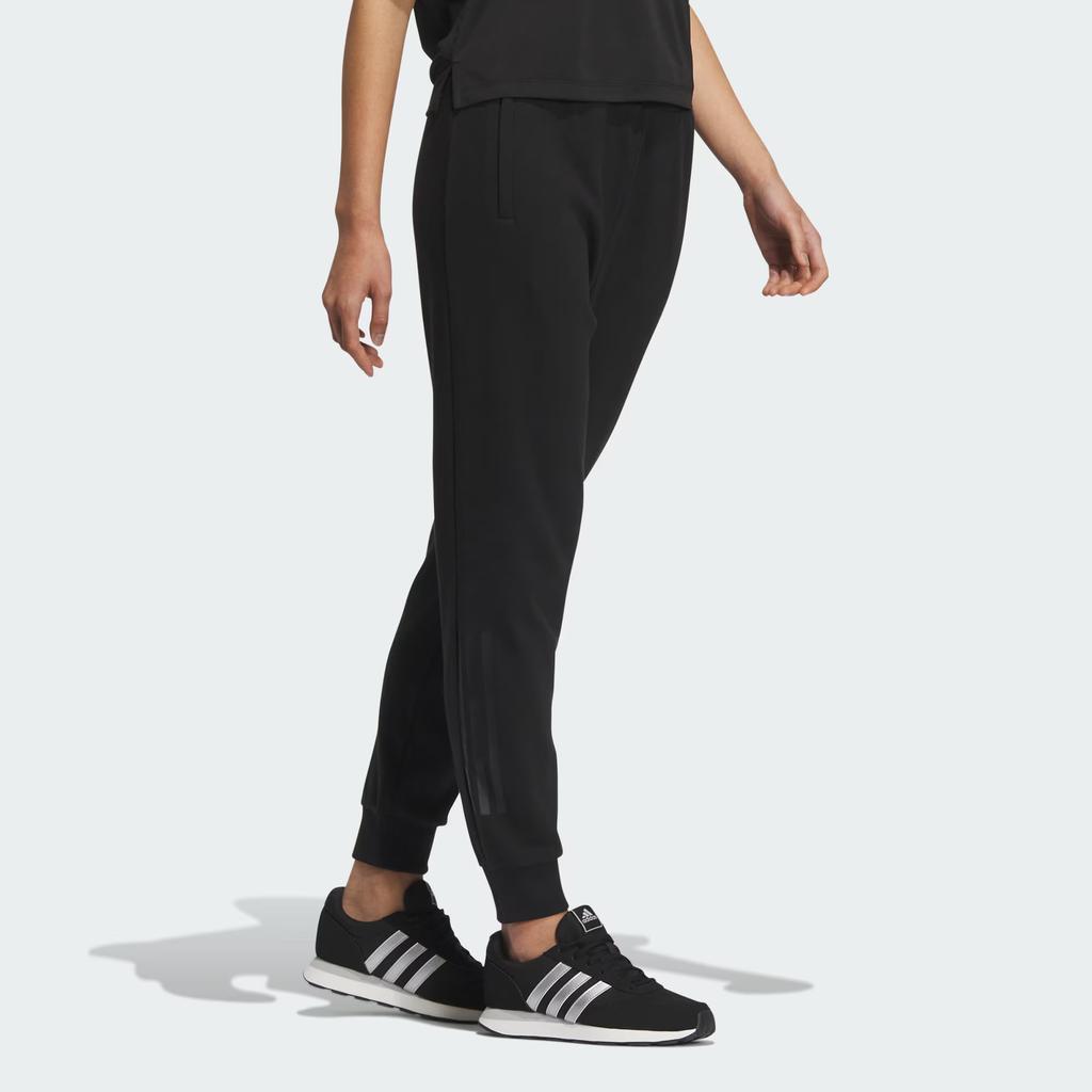 Adidas Штаны Must Have Dk с тремя полосками, на завязках, трикотажные джоггеры женские, черные IS4941