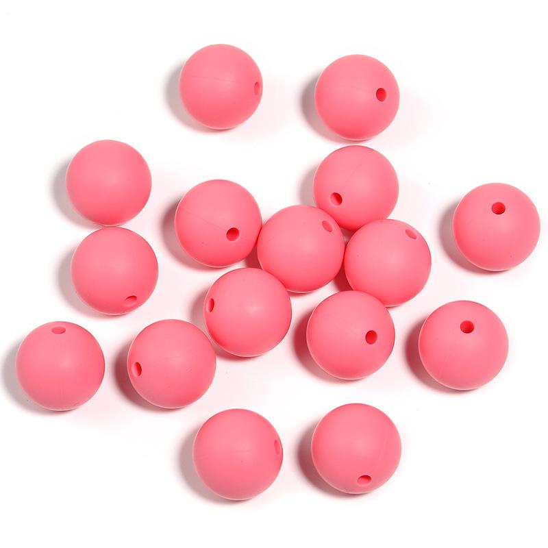 15mm Multi-color Eco-friendly Silicone Macaron Phone Chain & Keyring Jewelry DIY Kit