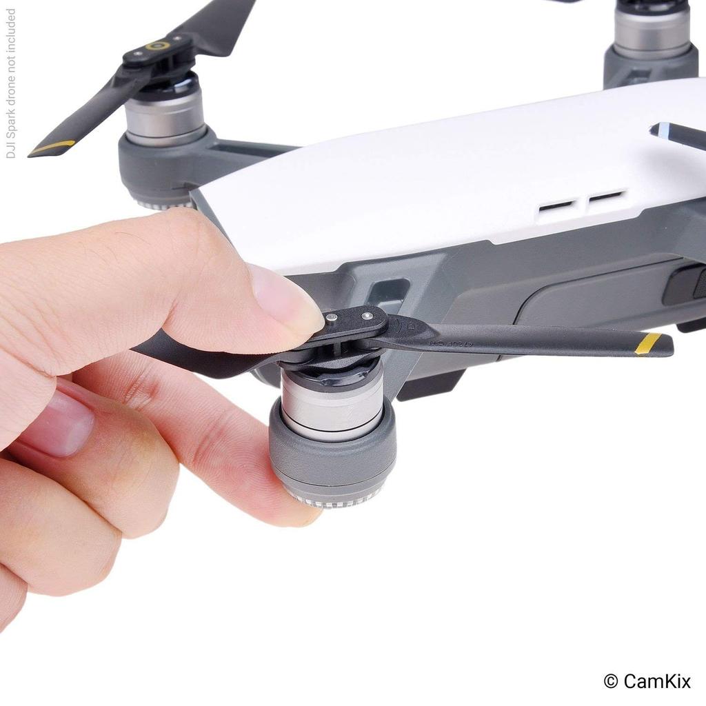 CamKix Запасные пропеллеры для DJI Spark 2 комплекта Включает удобную коробку для хранения Быстросъемные складные крылья Протестированная в полете конструкция Незаменимый
