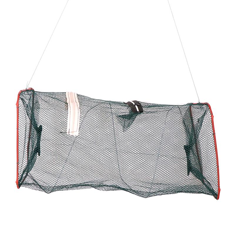 1 шт. Складная рыболовная ловушка, литая сетка, клетка для рыбы, крабов, креветок, раков, ила, вьюна, маленькая ловушка для рыбы, сетка для рыболовных снастей