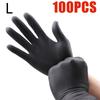 Premium Black Nitrile Gloves 100-Pack - Touch Screen Safe, Cut Resistant & Hypoallergenic for Food Prep, Science, Home  Pet Care