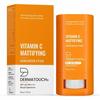 DERMATOUCH Vitamin C Mattifying Sunscreen Stick | SPF 60 PA++++ | Для осветления | Легкий солнцезащитный крем без белого оттенка для всех типов кожи - 20 г