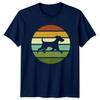 Retro Vintage Sunset Schnauzer Dog TShirt Terrier Breed Dog Owner