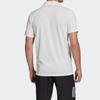 adidas Мужские рубашки-поло Белый воротник-поло Умеренный прямой крой FK0744
