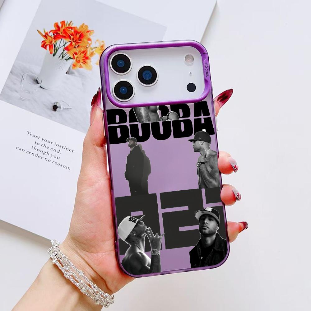 B-Booba Singer Phone Case For iPhone 17 16 15 14 13 12 11 Pro Max Air Matte Laser Aurora Shockproof Funda