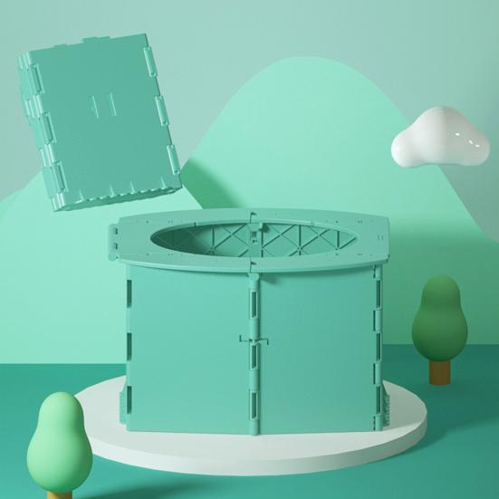 Детский горшок для приучения к туалету Складной Детский Портативный Сиденье для горшка Многоразовый