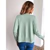 Women's Fashion Long Sleeve Casual Knit Sweater Solid Button Front Cardigan
