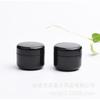 50 г черная глянцевая полипропиленовая банка для крема с внутренней крышкой для лака для ногтей, клея и косметики