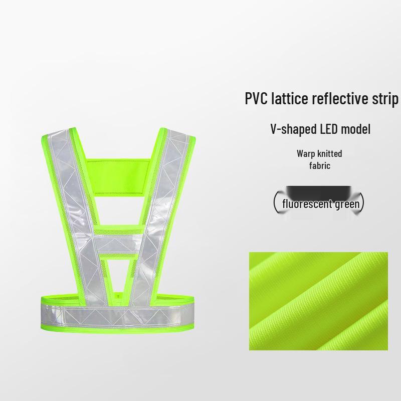 Светоотражающий жилет со светодиодной подсветкой для безопасности ночной езды