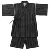 Red Pony Jinbei for Sizes and Made In Japan with Cotton Perfect for Fireworks Summer Evening Bon Summer Japanese Gift Thin Stripes Black Boys, Kids'