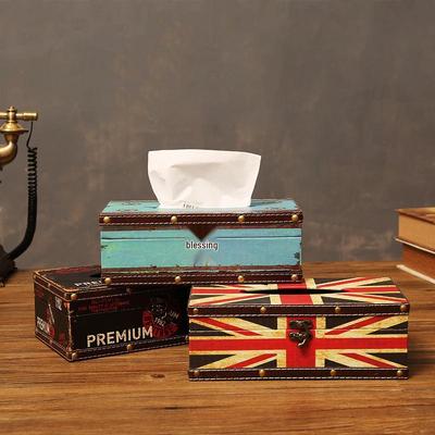 Водонепроницаемый цилиндрический диспенсер для салфеток в британском стиле для дома, автомобиля или ресторана
