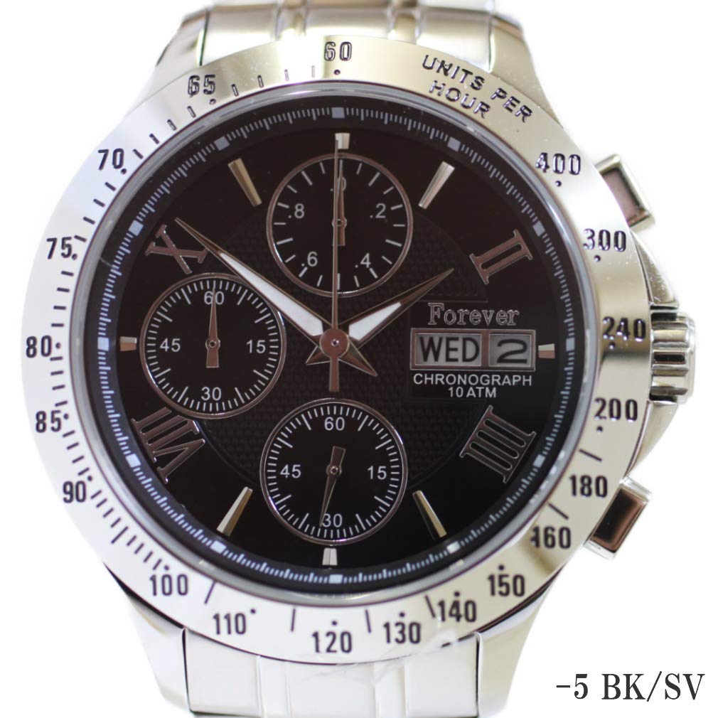 Forever Chronograph драгоценный камень с наличием ценного высокоскоростного секундного хронографа Водонепроницаемость 10 АТМ Календарь Дата День недели Тахометр
