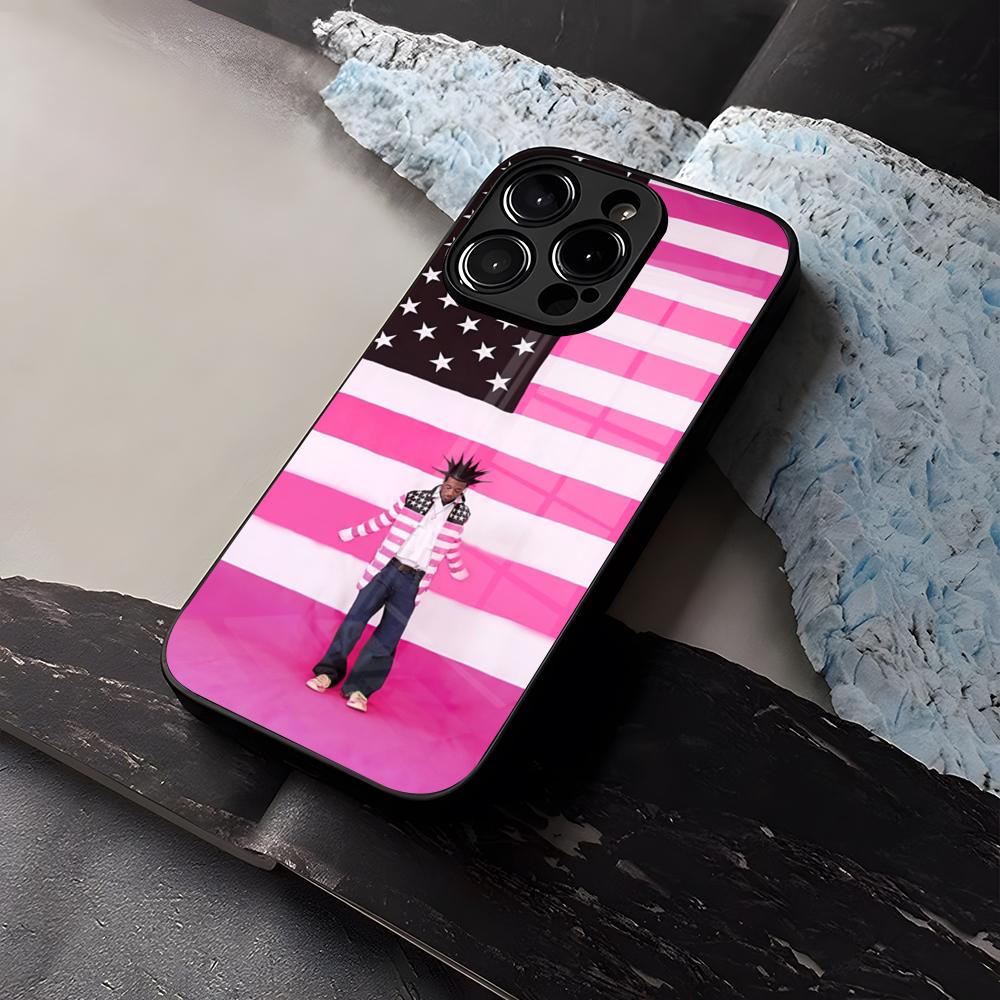 Чехол для телефона Lil Uzi Vert Закаленное стекло Для IPhone 16 13 14 12 15 11 Pro Max Plus Mini X XR SE2020 Coque