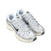 Nike P-6000 Металлические плоские серебристые кроссовки унисекс Белый металлик-серебристый Черный CD6404-105