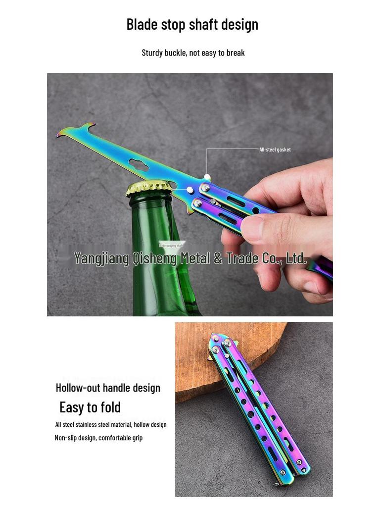 Ненаточенный складной нож из нержавеющей стали с многофункциональным крюком-камнем для чистки шин и копания