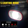 Powerful 4 LED Sensor Headlamp USB Rechargeable Headlight Led Head Torch Camping Search Light Head Flashlight Fishing Lantern