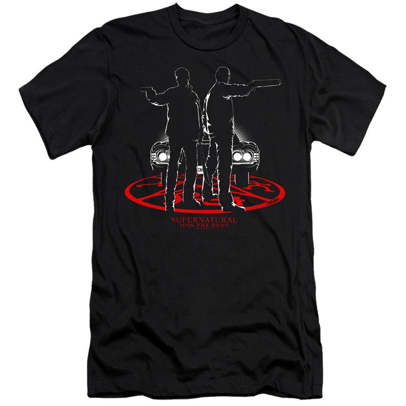 Supernatural Silhouettes Adult Unisexs Graphic Tee Shirt Sm6xl