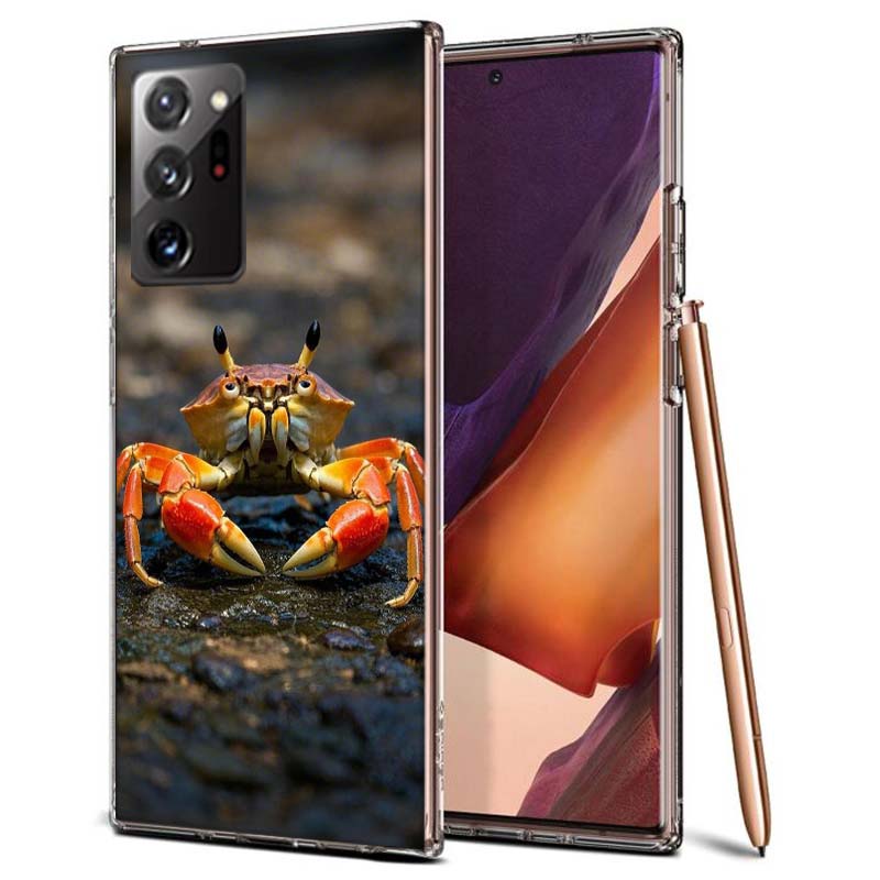 Unique Animal Crab Phone Case for Samsung A55 A35 A25 A15 A07 A05S A16 A17 A26 A36 A37 A56 A57 Galaxy Note 20 10 A50S A71 A51 A3