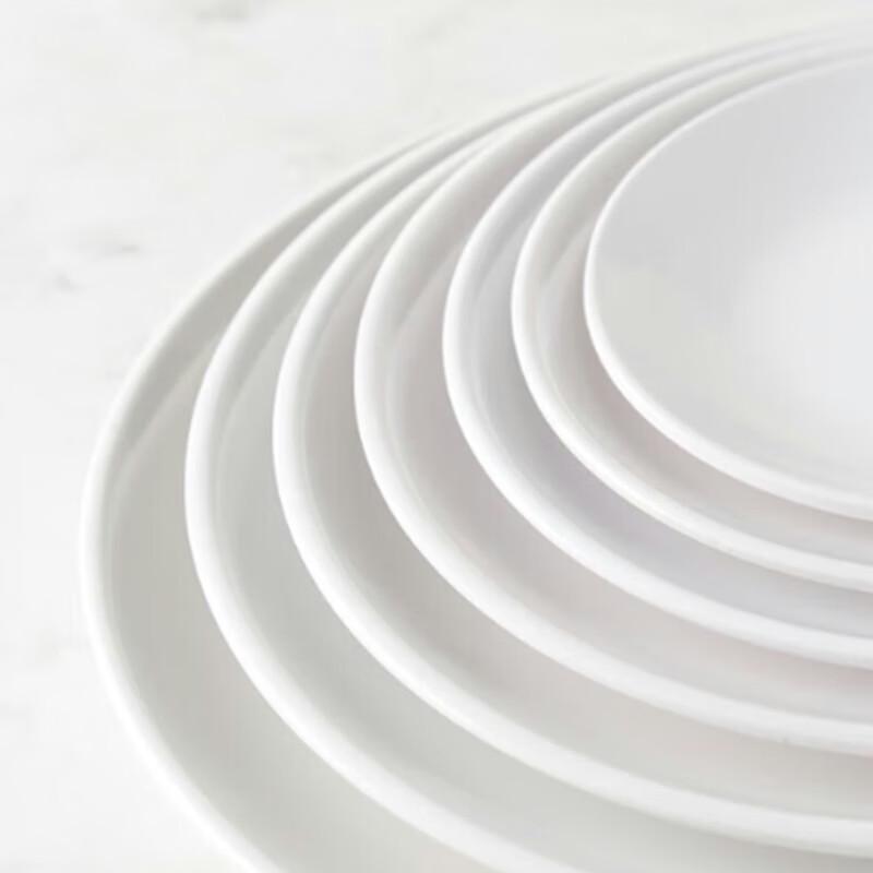 Shangpin Shuangrui A8 Melamine Shallow Round Buffet Plate