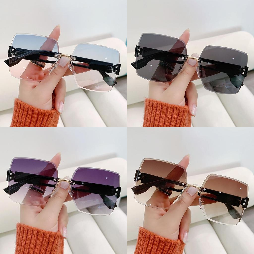 Chic Unisex Square Frame Sunglasses With Pc Lenses And Uv Protection For Travel And Daily Wear