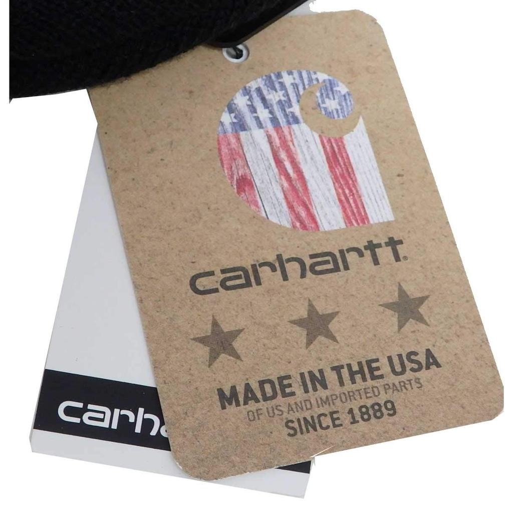 A18 ACRYL WATCH KNICAP BLACK акриловая вязаная шапка для часов черная 9244 [Carhartt] #1