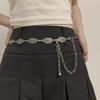 Retro Waist Chain Accessories Chain Dress Belt Women'S High-End Fashion Versatile Skirt Thin Belt Trend