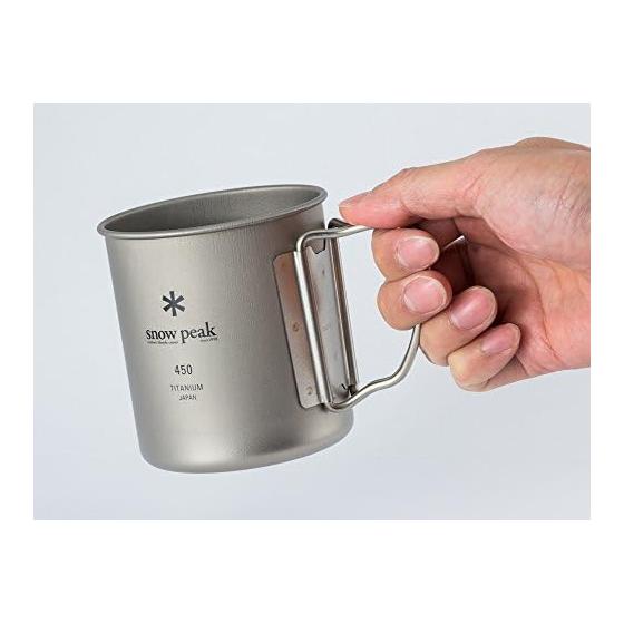 Кружка Snow Peak Cup Sierra Cup Titanium Single Mug 450 мл MG-143 Cup Легкая для кемпинга на открытом воздухе (x 3)