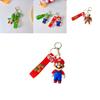 Princess Peach Keychain Super Mario Bros Nintendo Pendant Bag Charm